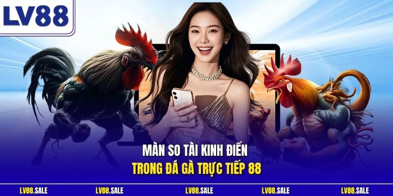 Màn so tài kinh điển trong đá gà trực tiếp 88